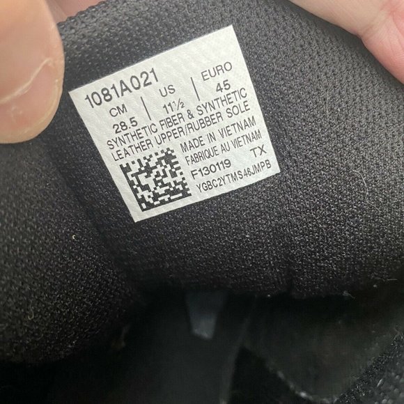 Asics Men Black White Matflex Wrestling Shoe 11.5 - Picture 6 of 6